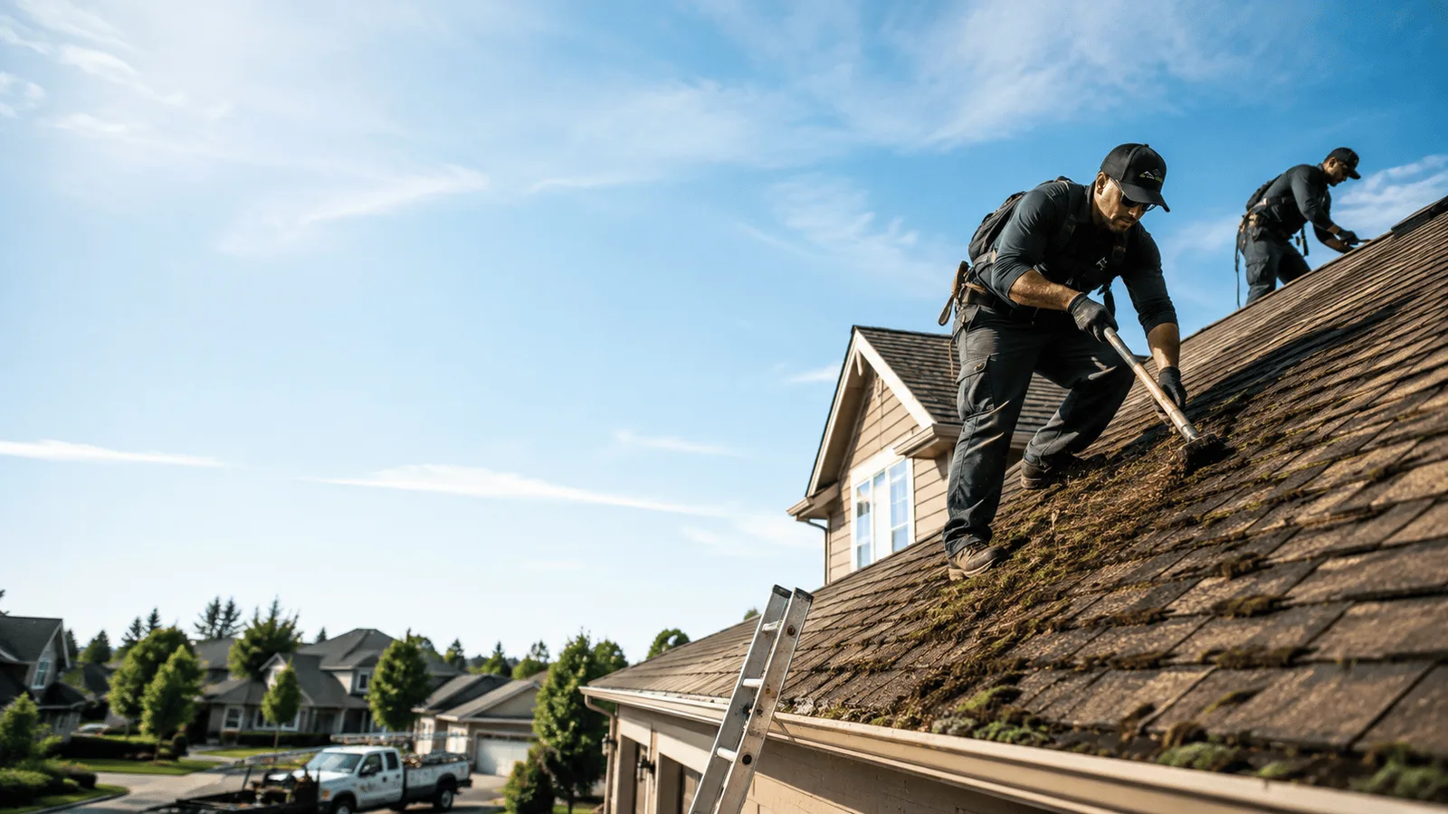 Roof Moss Removal in Marengo, OH near me